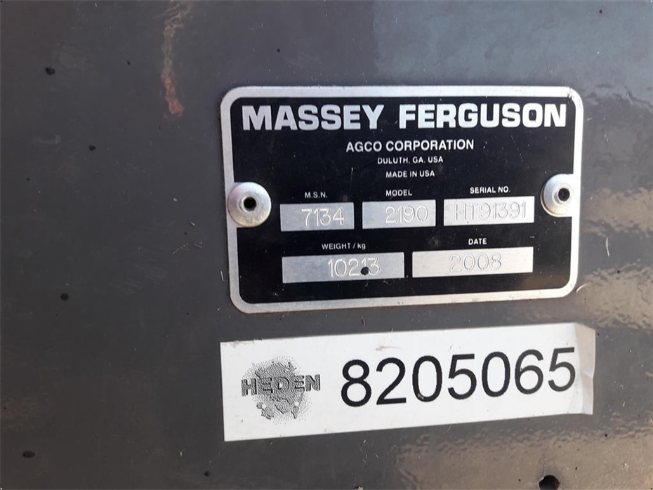 Massey Ferguson 2190 m/parkland vogn - Pressere - Bigballe - 6