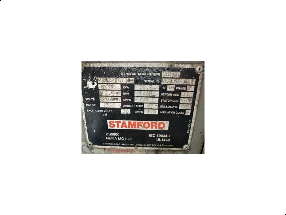 - - - Stamford UCM224G13 Geneartordeel 62 kVA Alternator - Generatorer - 3