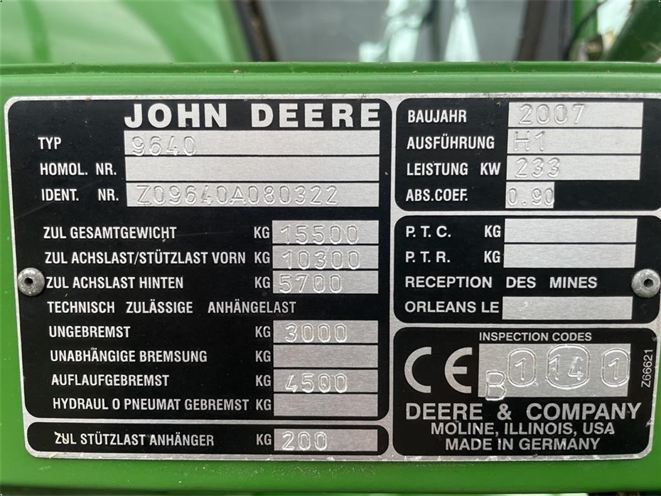 John Deere 9640 i WTS 25 fod. - Høstmaskiner - Mejetærskere - 21