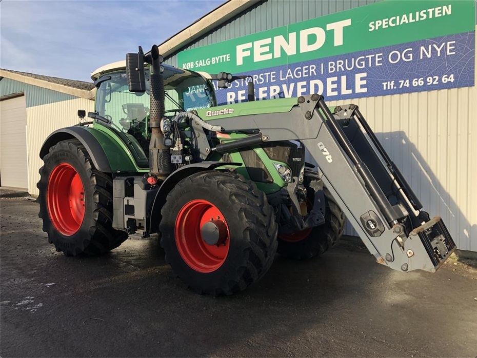 Fendt 724 Vario SCR Profi Plus Med Ålø Q76 Frontlæsser + Front PTO - Traktorer - Traktorer 4 wd - 5