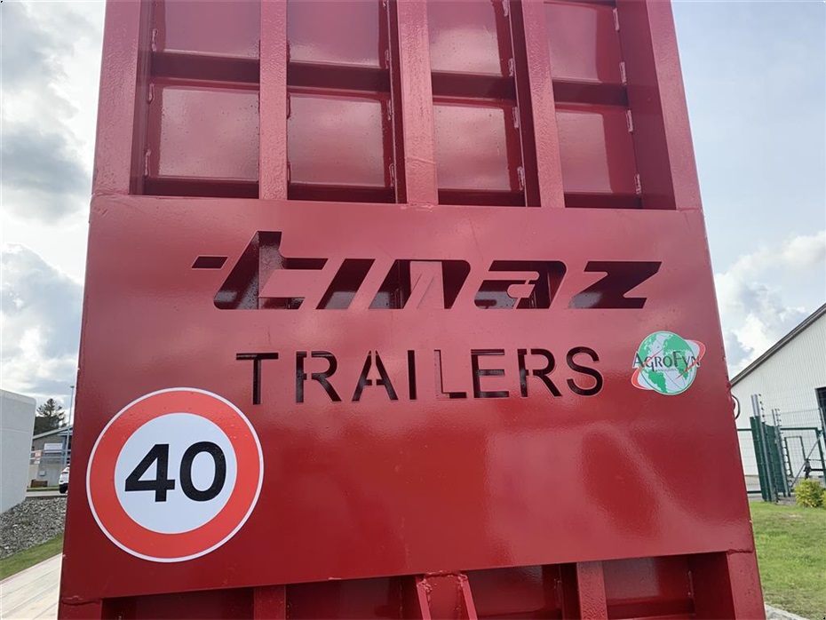 Tinaz 12 tons maskintrailer med hydrauliske bredde ramper - Vogne - Maskintransportvogne - 10