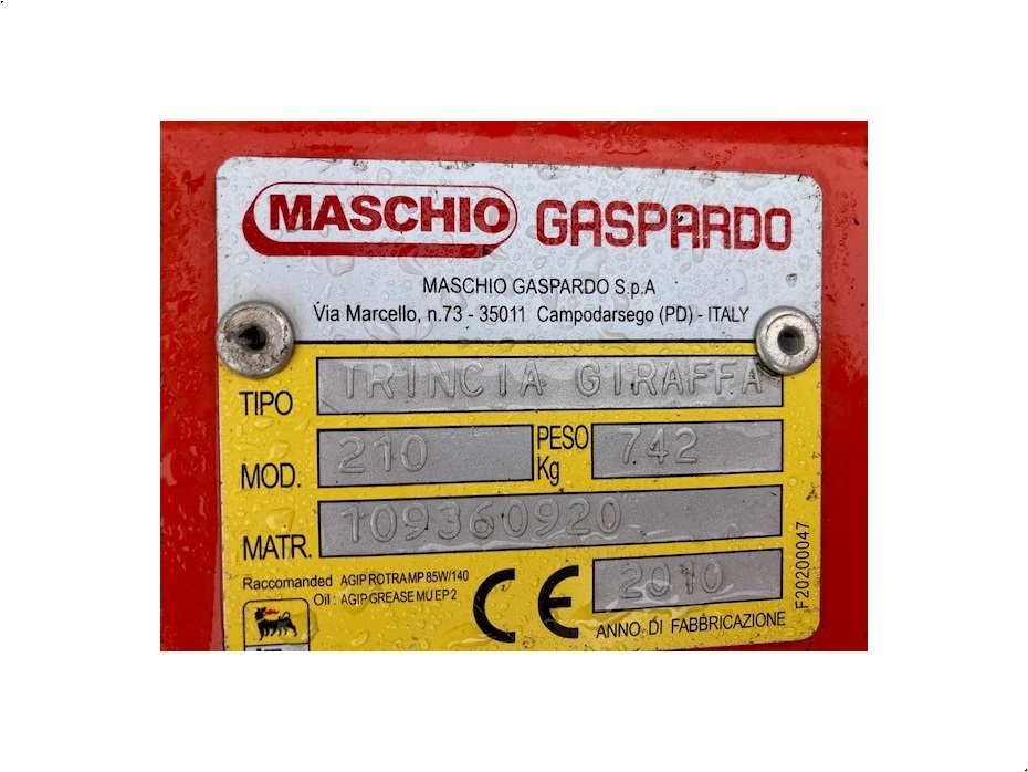 Maschio Giraffa XL 210 - Græsmaskiner - Brakslåmaskiner - 4