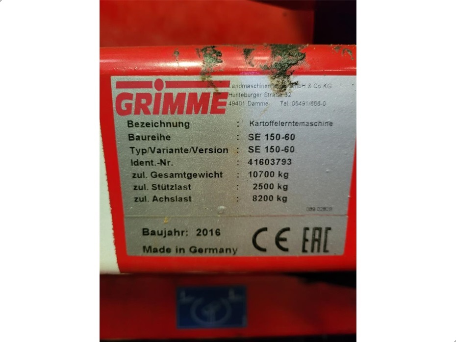 Grimme SE 170-60 XL - Kartoffelmaskiner - Optagere - 14