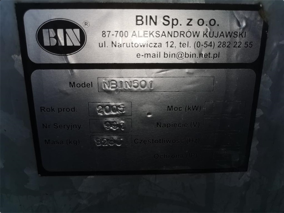 Bin Type NBIN501  5000 tdr. - Kornbehandling - Siloer - 3