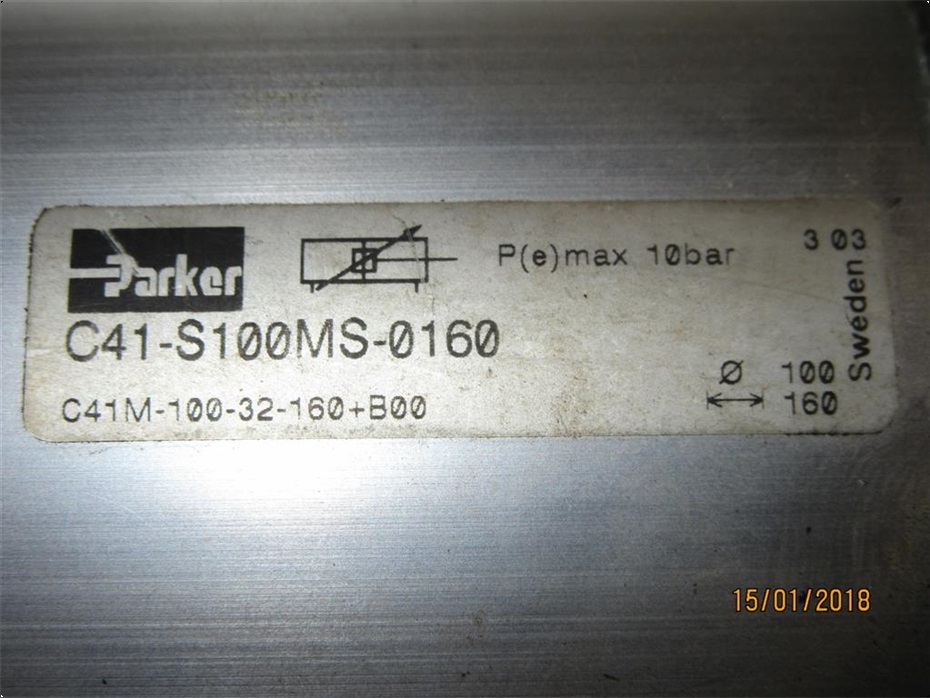 Parker 2 Luft cylinder - Diverse maskiner & tilbehør - Diverse værktøj - 7
